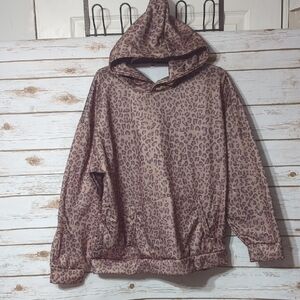Leopard Print Hoodie